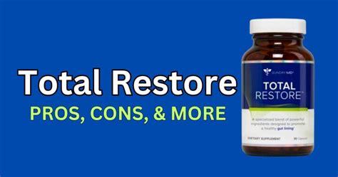 total restore pros and cons|Total Restore Reviews .